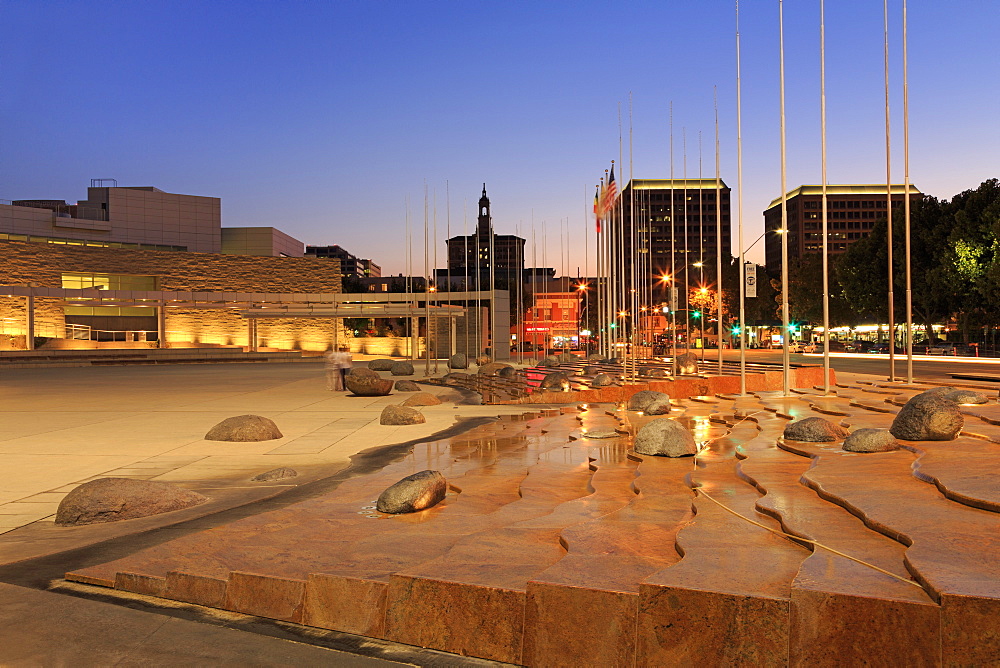 San Jose City Hall Plaza, San Jose, California, United States of America, North America