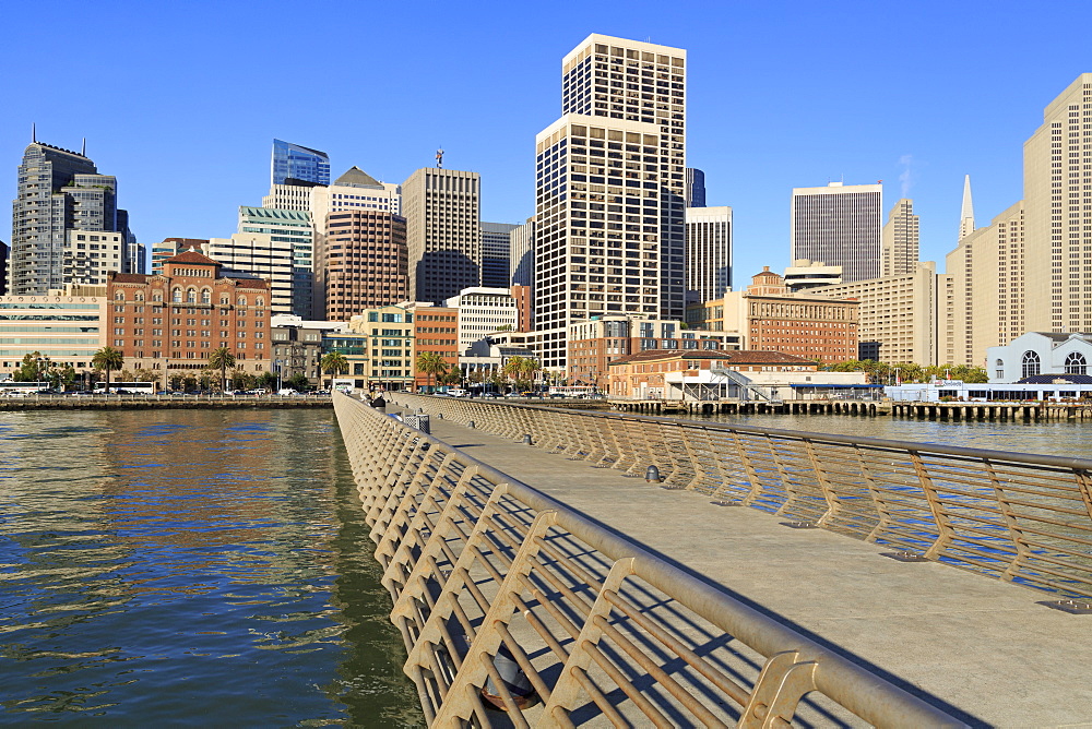 Pier 14 on the Embarcadero, San Francisco, California, United States of America, North America 