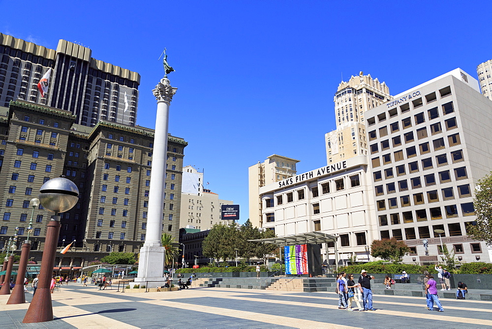 Union Square, San Francisco, California, United States of America, North America