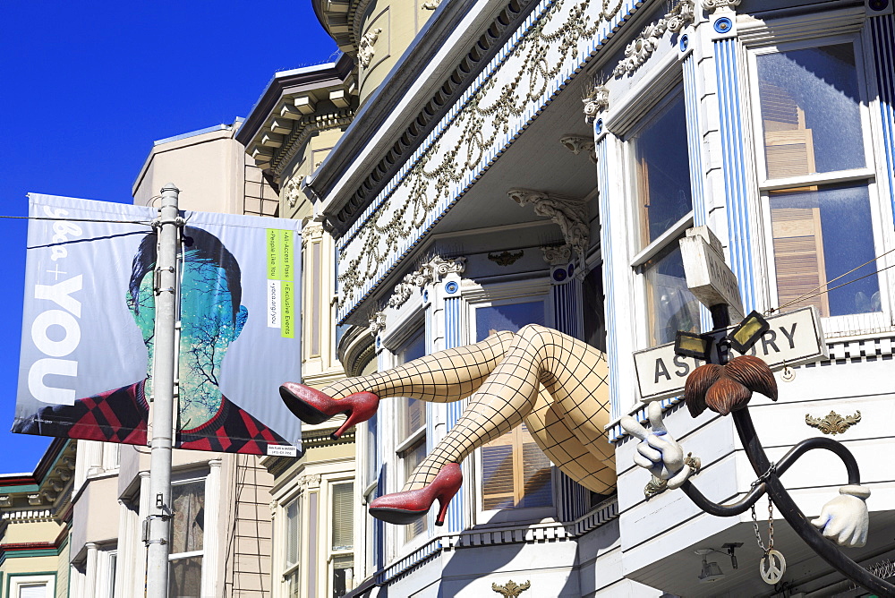 Store in Haight-Ashbury District, San Francisco, California, United States of America, North America