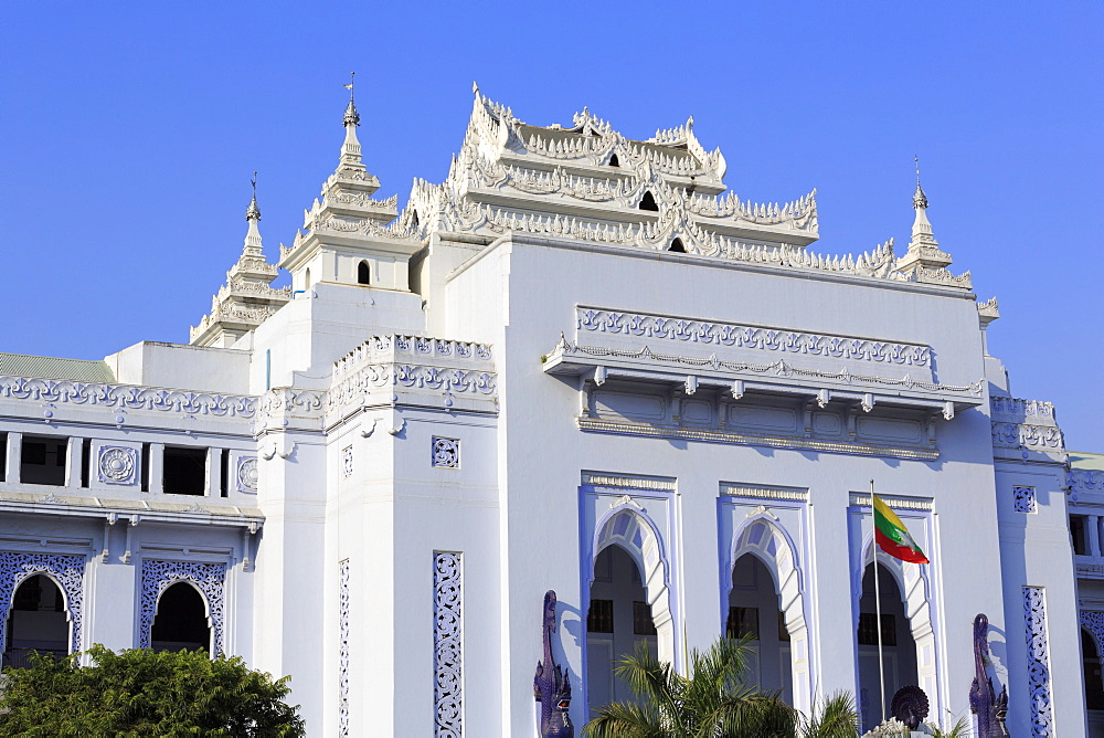 Yangon City Hall, Yangon (Rangoon), Myanmar (Burma), Asia