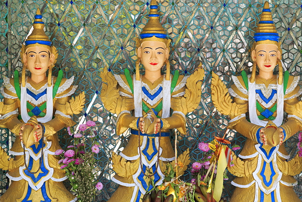 Sein Yaung Chi Pagoda, Yangon (Rangoon), Myanmar (Burma), Asia