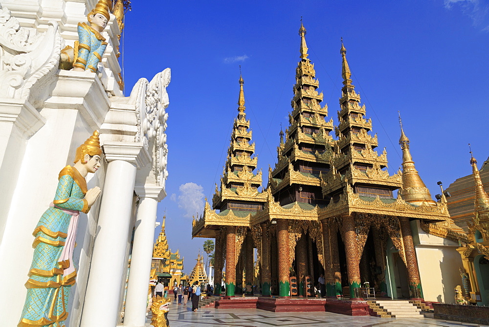 Shwedagon Pagoda, Yangon (Rangoon), Myanmar (Burma), Asia