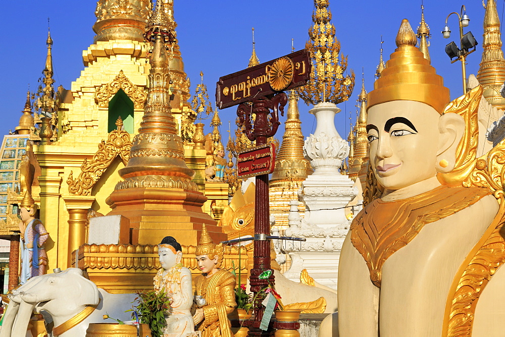 Shwedagon Pagoda, Yangon (Rangoon), Myanmar (Burma), Asia