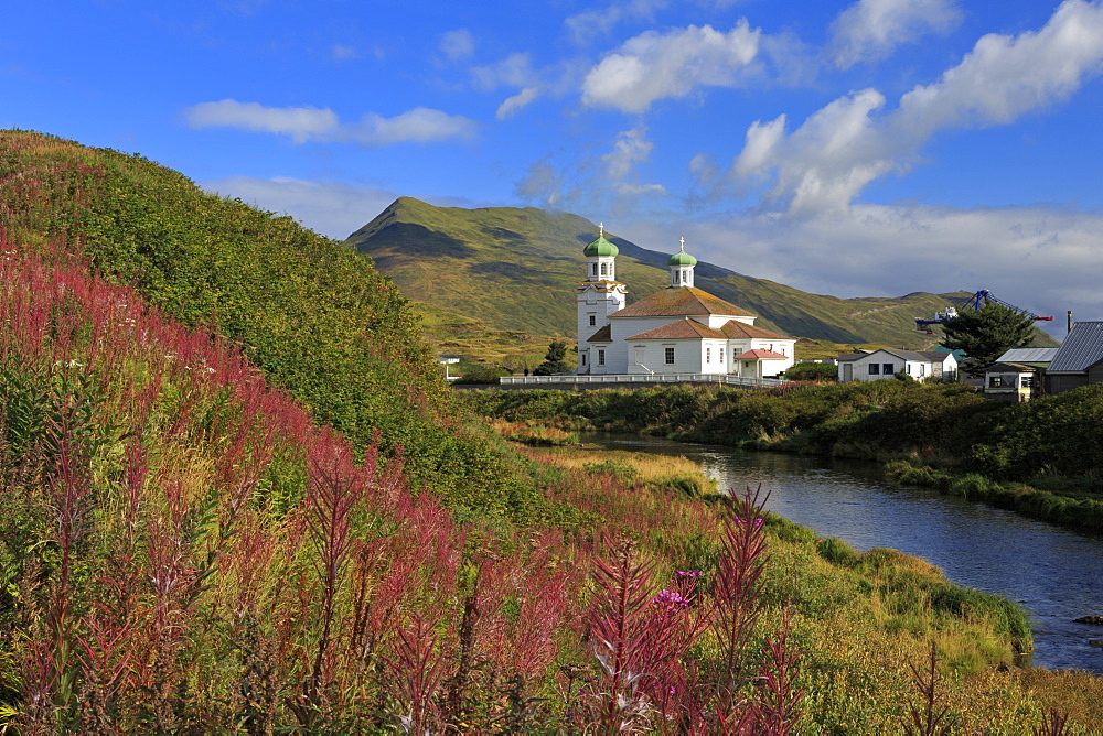 Russian Orthodox Church, Unalaska Island, Aleutian Islands, Alaska, United States of America, North America