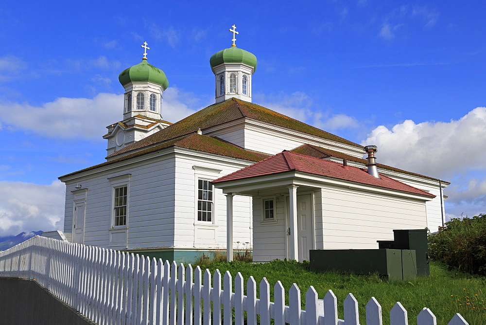 Russian Orthodox Church, Unalaska Island, Aleutian Islands, Alaska, United States of America, North America