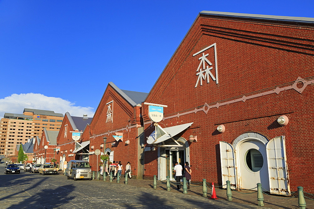 Red Brick Warehouse District, Hakodate City, Hokkaido Prefecture, Japan, Asia