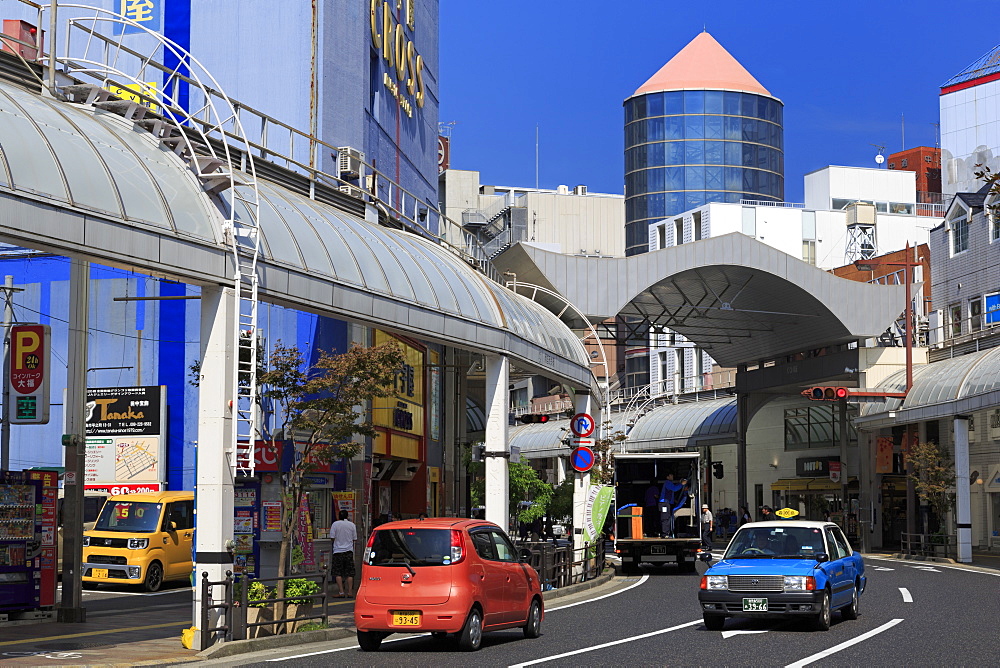 Terukuni Street, Kagoshima City, Kyushu Island, Japan, Asia