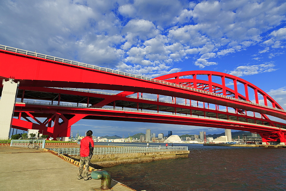 Ohashi Bridge, Kobe City, Honshu Island, Japan, Asia