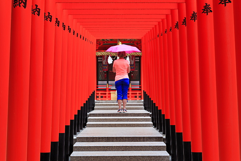 Ikuta Jinja Shrine, Kobe City, Honshu Island, Japan, Asia