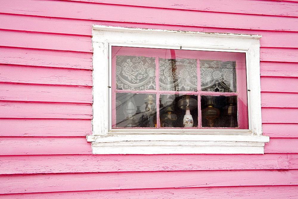 Antique store window, City of Leadville, Rocky Mountains, Colorado, United States of America, North America