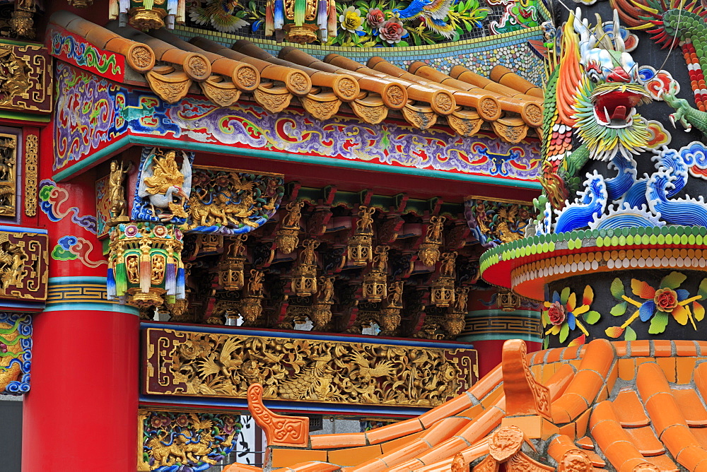 Kanteibyo Temple, Chinatown, Yokohama, Honshu Island, Japan, Asia