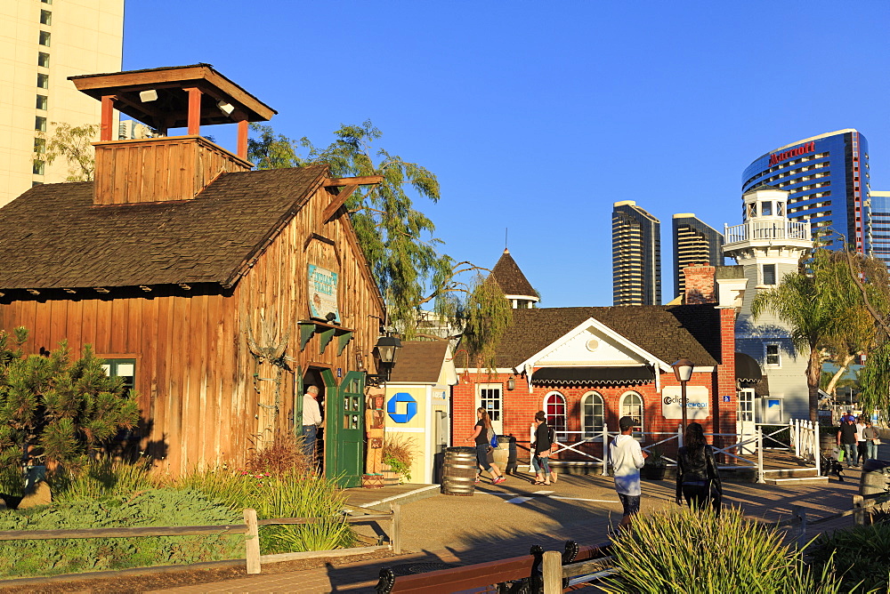 Seaport Village, Embarcadero, San Diego, California, United States of America, North America