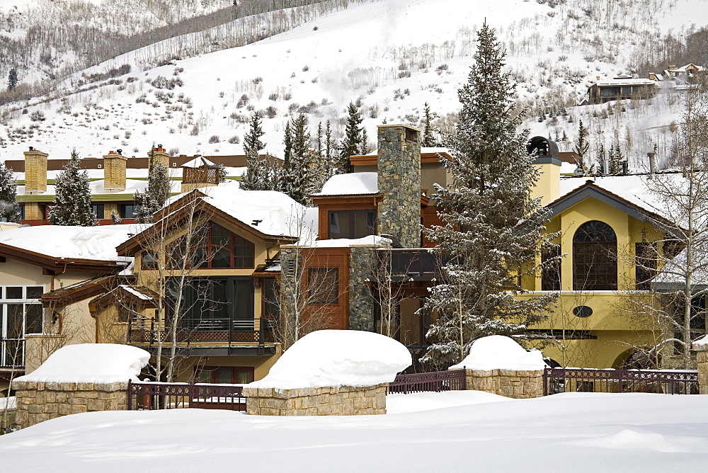 Accommodation, Vail Ski Resort, Rocky Mountains, Colorado, United States of America, North America