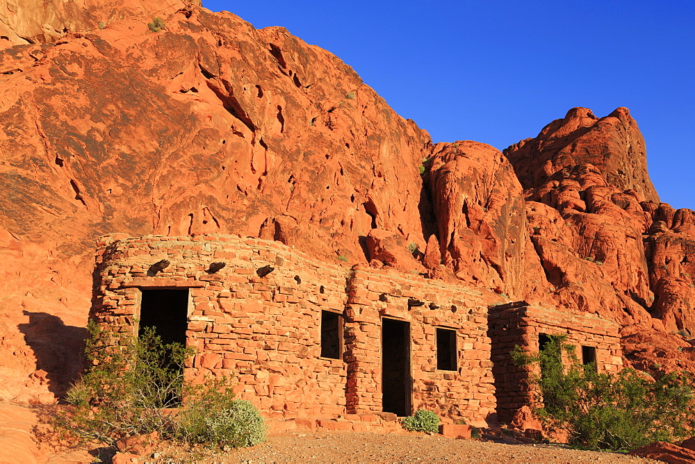 The Cabins, Valley of Fire State Park, Overton, Nevada, United States of America, North America