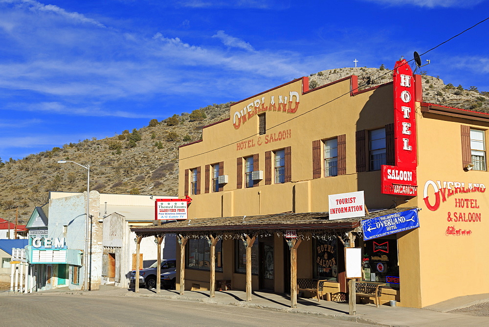 Overland Hotel and Saloon, Pioche, Nevada, United States of America, North America