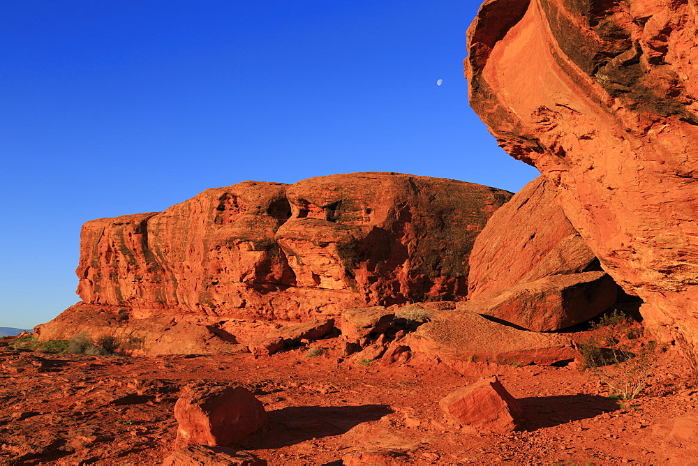 Rock formations in Pioneer Park, St. George, Utah, United States of America, North America