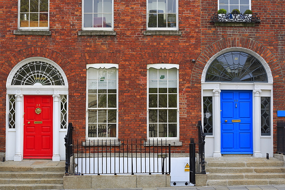 Georgian Door, Merrion Street Upper, Dublin City, County Dublin, Republic of Ireland, Europe