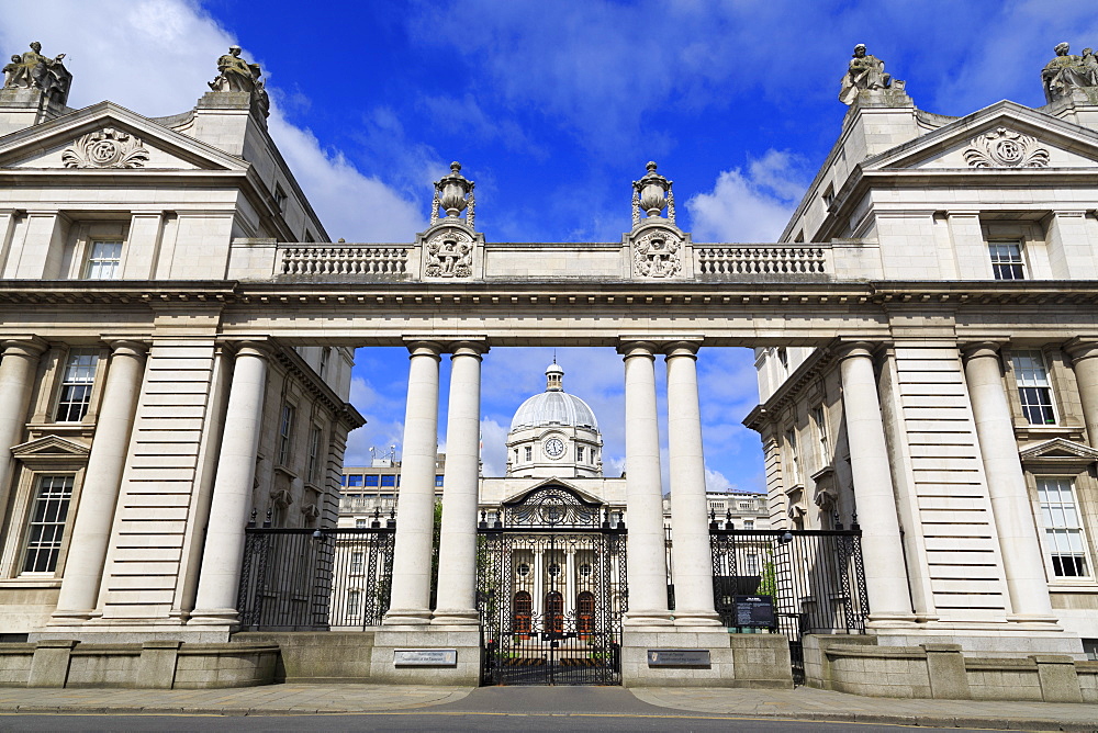 Leinster House, Dublin City, County Dublin, Republic of Ireland, Europe