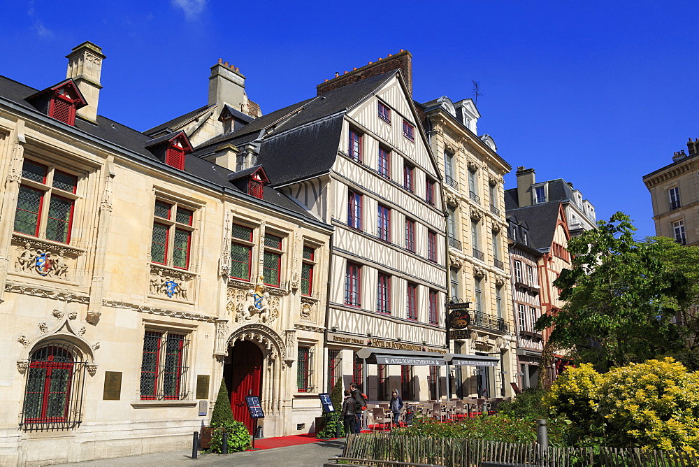 Hotel de Bourgtheroulde, Old Town, Rouen, Normandy, France, Europe