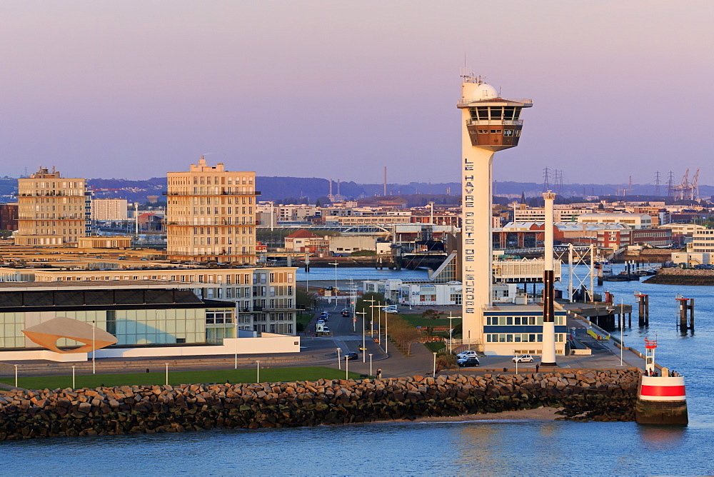 Port Control Tower, Le Havre, Normandy, France, Europe