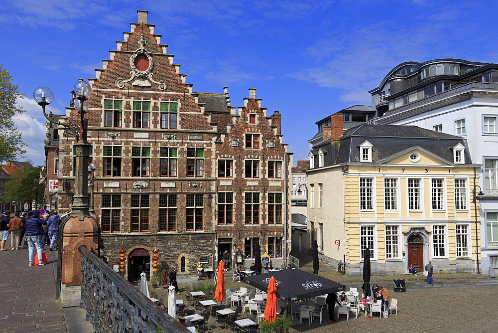 Hostel, Korenlei Waterfront, Ghent, East Flanders, Belgium, Europe