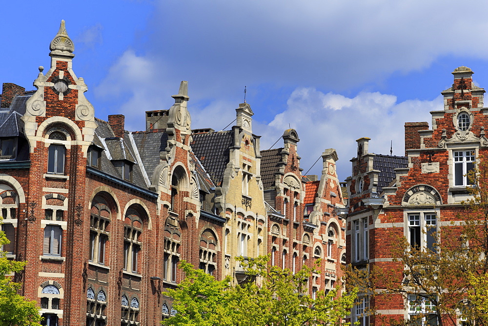 Vrijdag Market, Ghent, East Flanders, Belgium, Europe