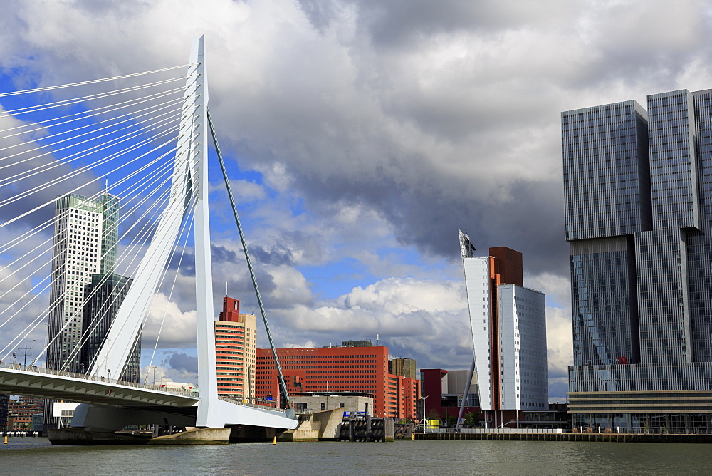 Erasmus Bridge, Rotterdam, South Holland, Netherlands, Europe