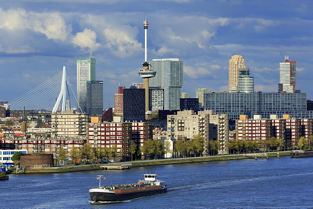 Skyline, Rotterdam, South Holland, Netherlands, Europe