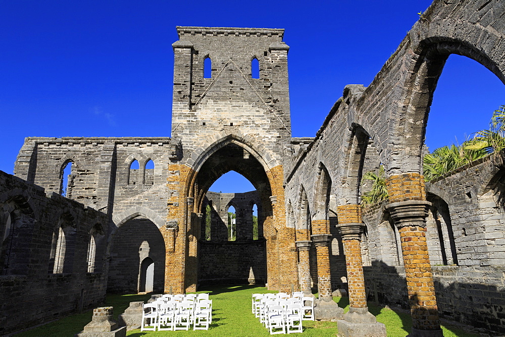 Unfinished Church, Town of St. George, St. George's Parish, Bermuda, Central America