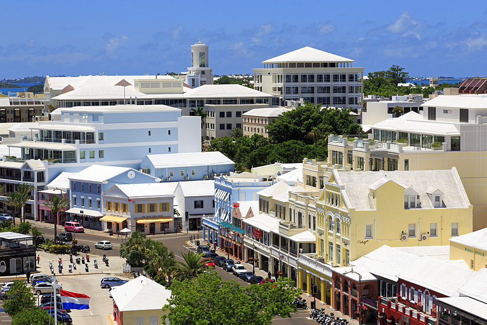 Skyline, Hamilton City, Pembroke Parish, Bermuda, Atlantic, Central America