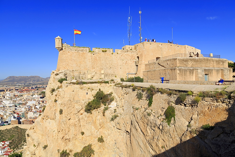 Santa Barbara Castle, Alicante, Spain, Europe