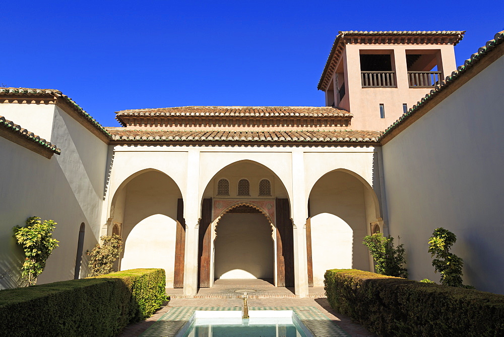 Alcazaba Palace, Malaga, Andalusia, Spain, Europe