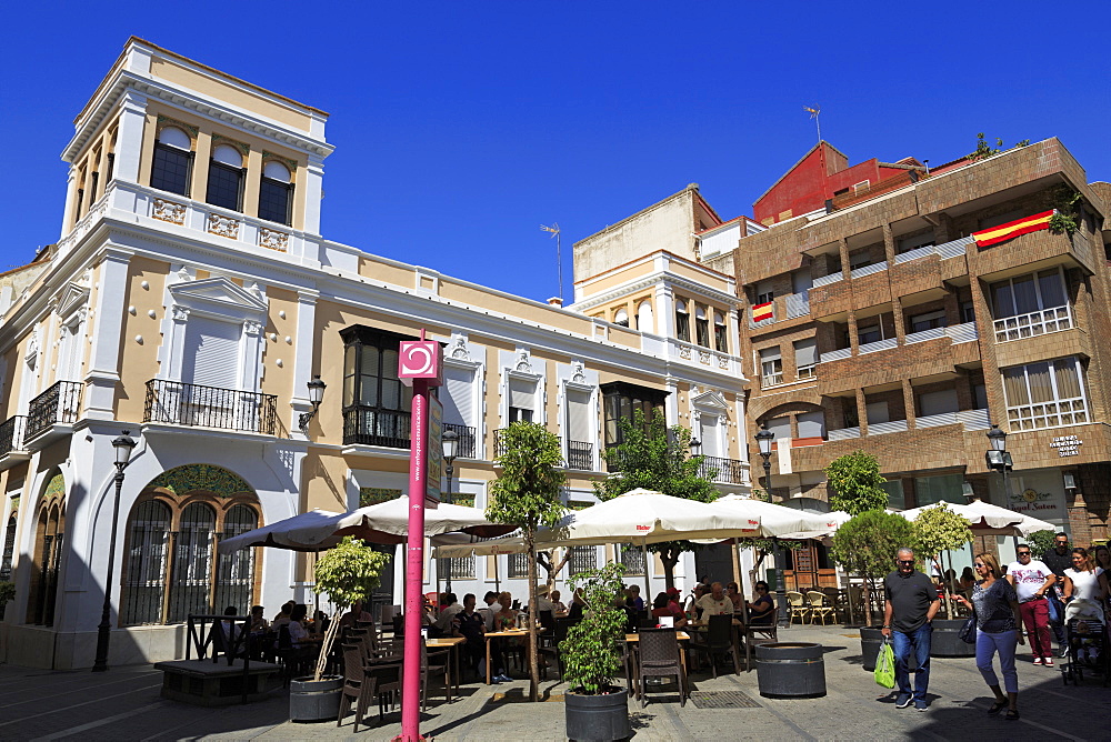 Plaza Alcalde Coto Mora, Huelva, Andalusia,Spain, Europe