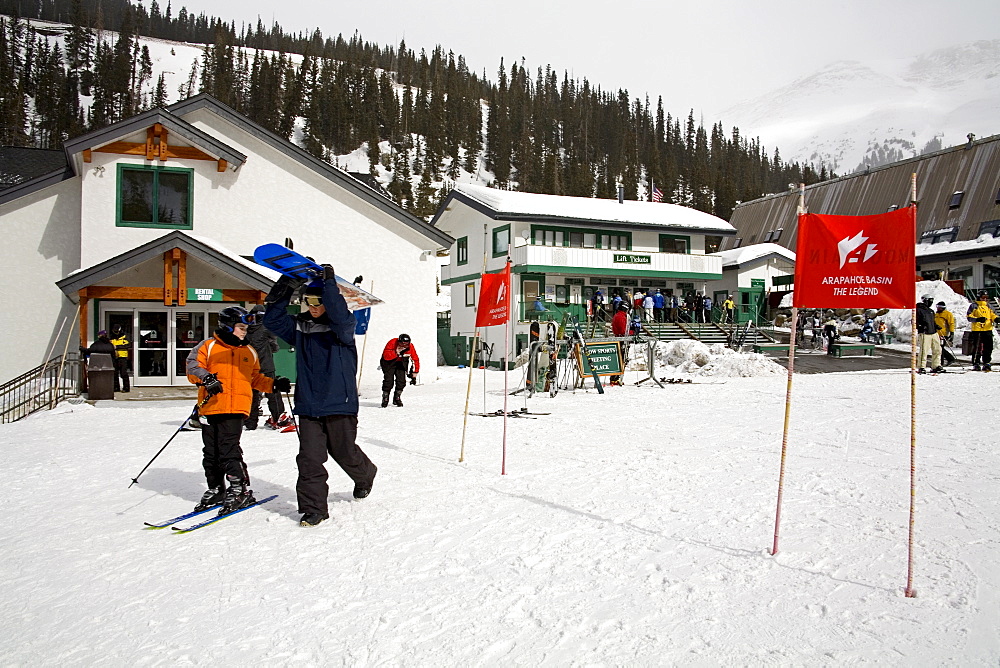 Arapahoe Basin Ski Resort, Rocky Mountains, Colorado, United States of America, North America