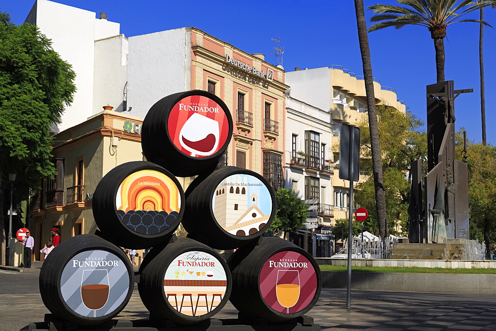 Sherry barrels, Jerez de la Frontera, Andalusia, Spain, Europe