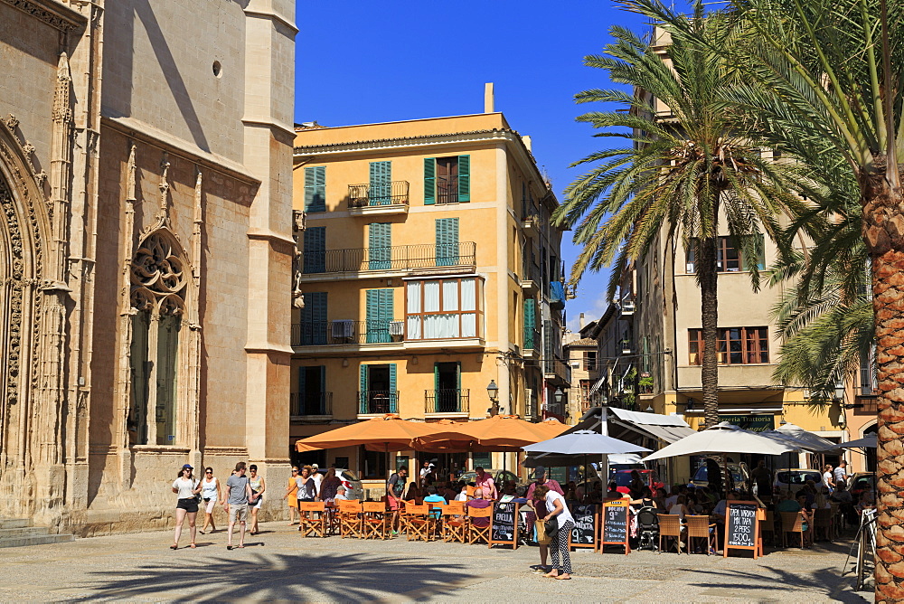 La Lonja Square, Palma De Mallorca, Majorca, Balearic Islands, Spain, Europe