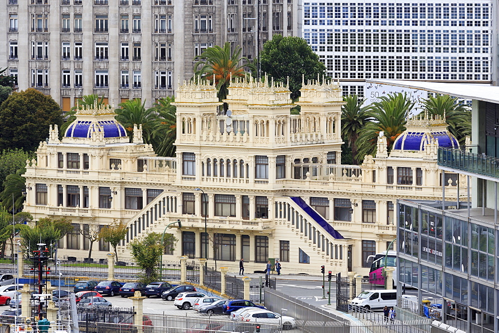 Terraza Building, La Coruna City, Galicia, Spain, Europe