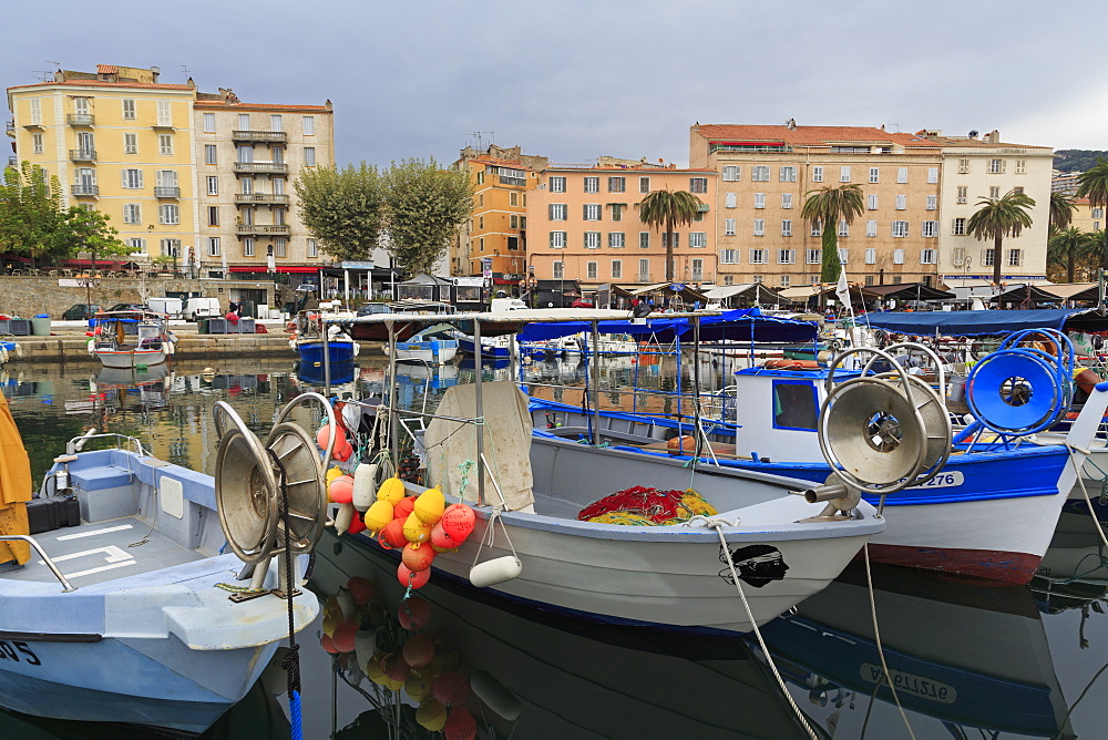 Fishing boats, Ajaccio, Corsica Island, France, Mediterranean, Europe