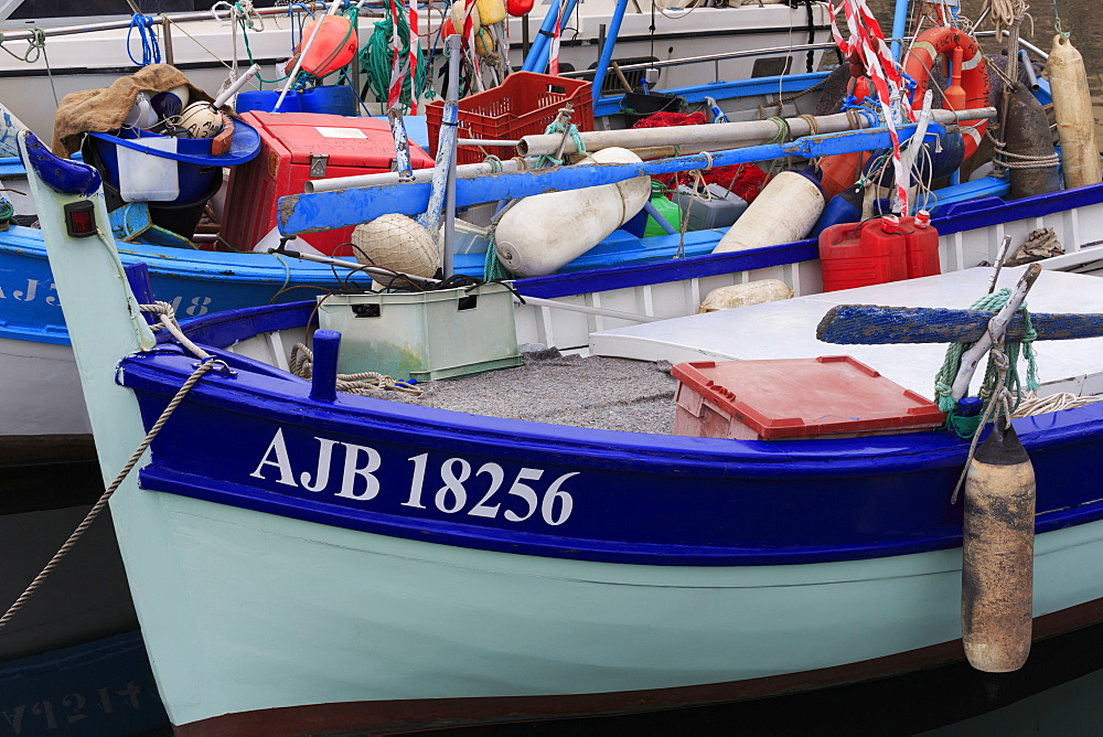 Fishing boats, Ajaccio City, Corsica Island, France, Mediterranean, Europe