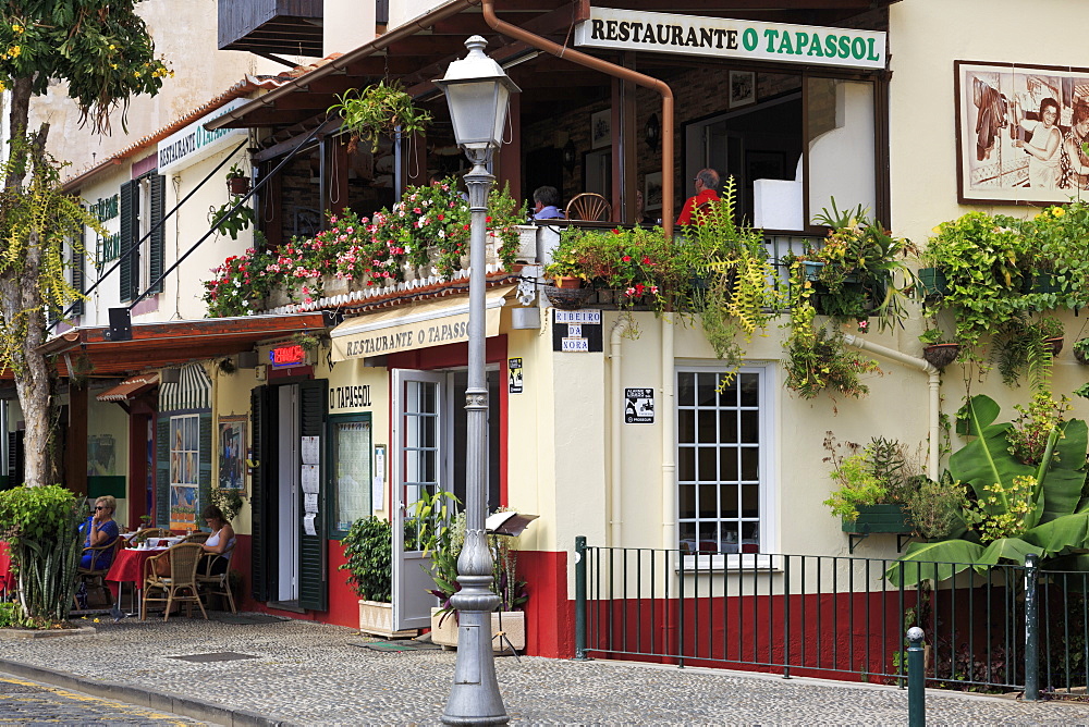 Restaurant in Old Town, Funchal, Madeira Island, Portugal, Europe