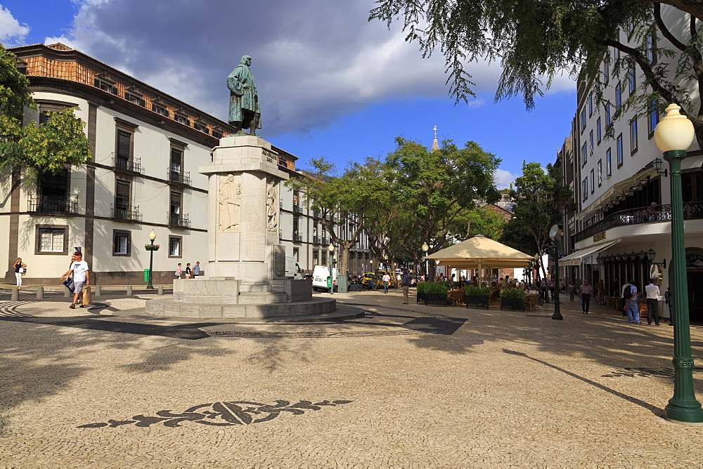 Zarco Monument, Funchal City, Madeira Island, Portugal, Europe