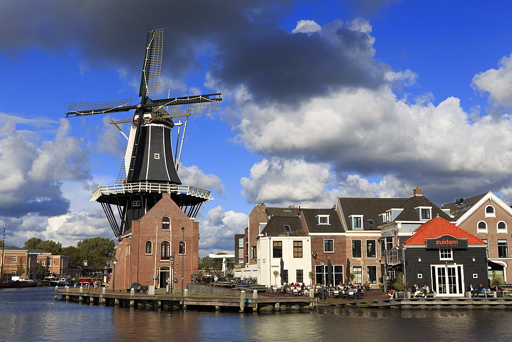 De Adriaan Windmill, Haarlem, Netherlands, Europe