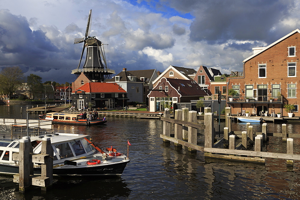 De Adriaan Windmill, Haarlem, Netherlands, Europe