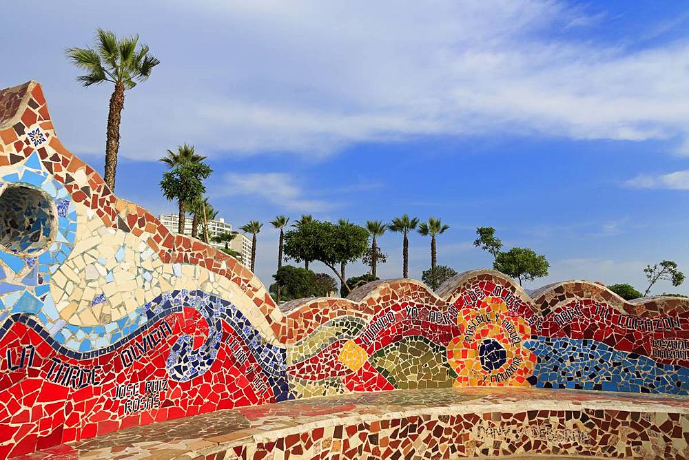 Parque de Amor, Mira Flores District, Lima, Peru, South America