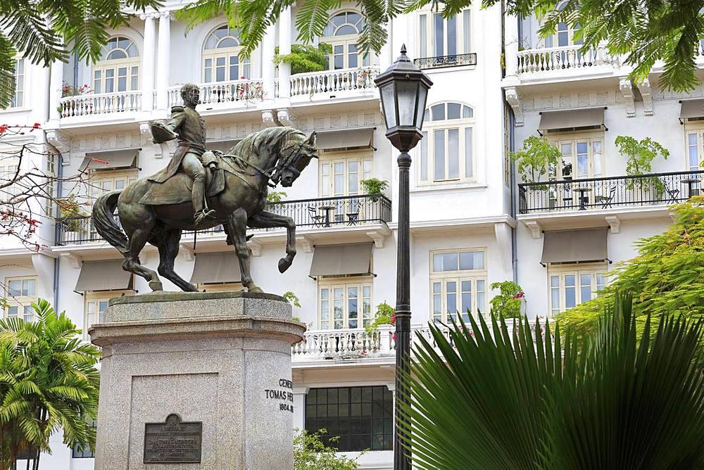 Herrera Monument, Old Town, Panama City, Panama, Central America