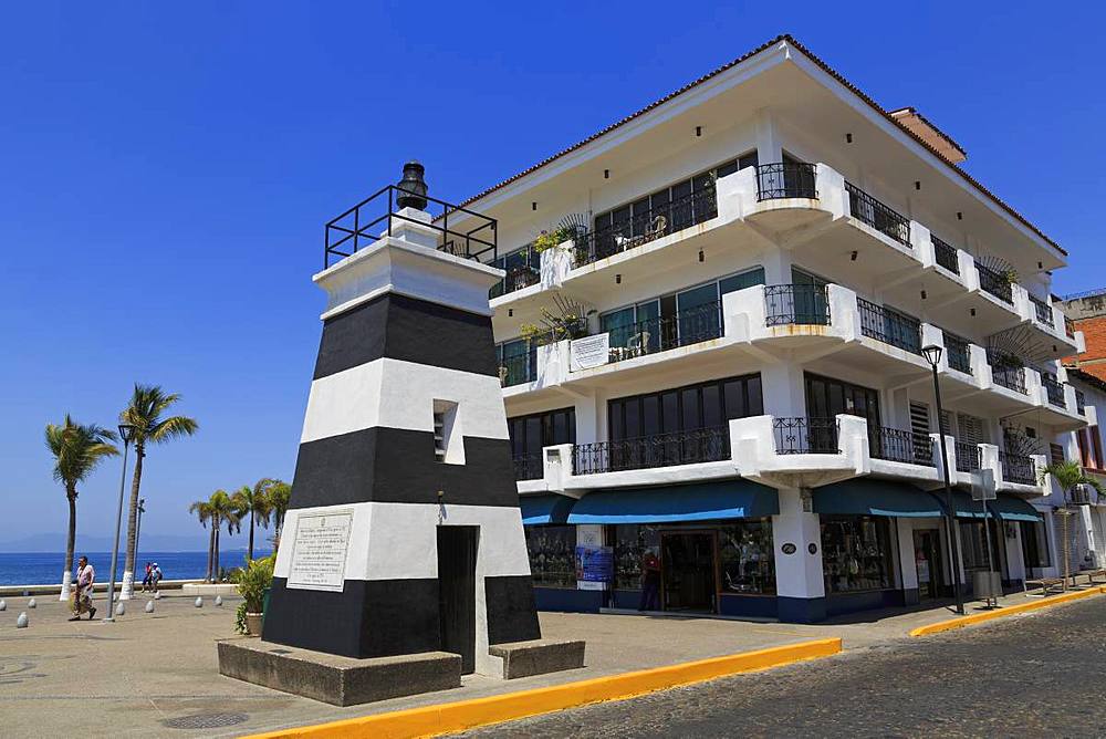 Front Range Lighthouse, Puerto Vallarta, Jalisco State, Mexico, North America