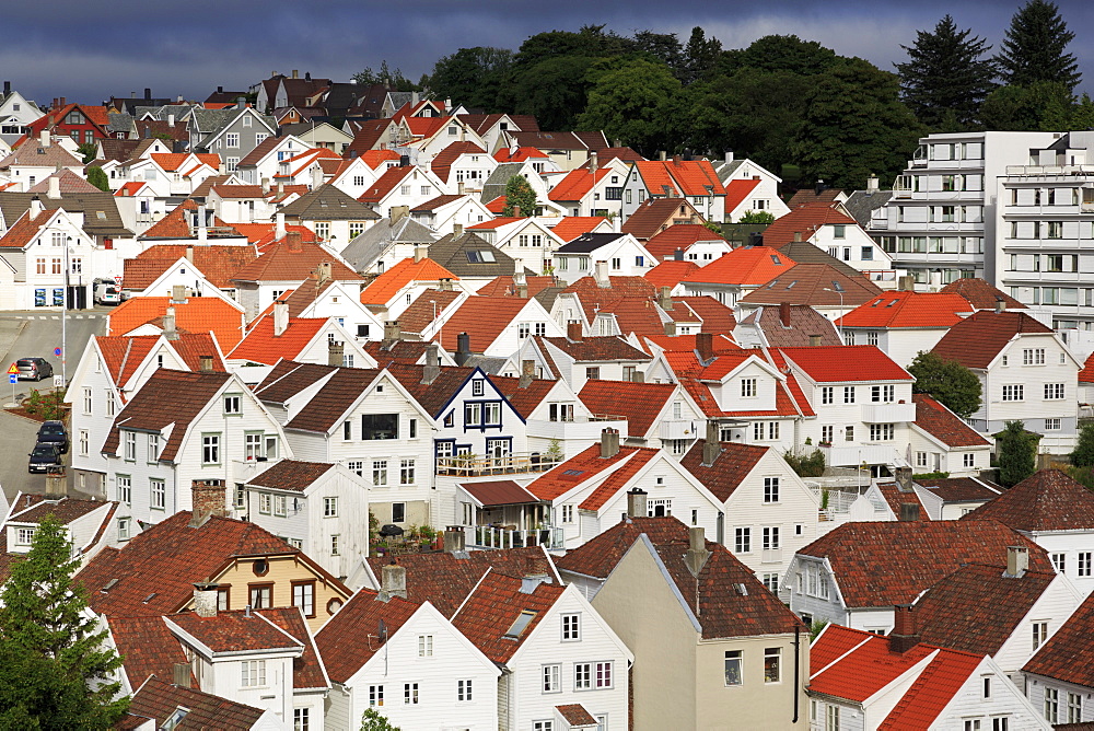 Gamle (Old Town) District, Stavanger City, Rogaland County, Norway, Scandinavia, Europe