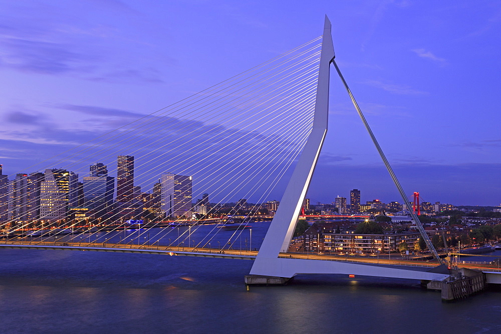 Erasmus Bridge, Rotterdam, Netherlands, Europe