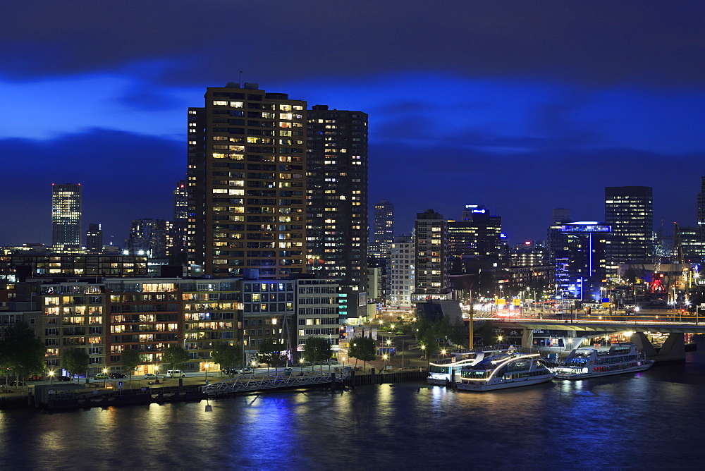 Skyline, Rotterdam, Netherlands, Europe